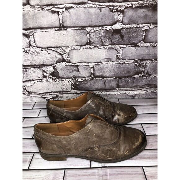 Arturo Chiang Lucinda Brown Leather Career Oxfords Loafers Shoes Women Sz 7M US - Picture 12 of 16